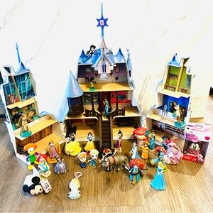 Disney Magical Castle Playset with Colorful Figures